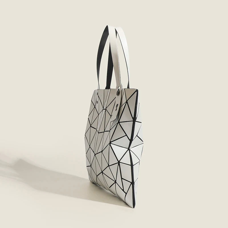 Lättviktsmode Geometrisk Rhombus Bag Damaxelhandväska Pendelväska Shoppingväska