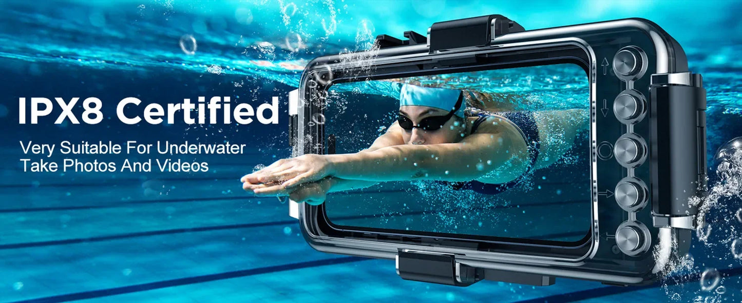 Professional Waterproof Depth for Diving Phone Case For iPhone