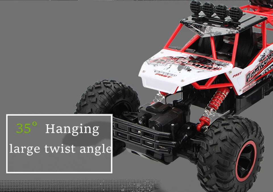 New 4WD RC Cars Off-Road Remote Control Buggy Truck Racing Drift with LED Lights RTR Vehicle for Children’s Toy Gifts