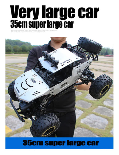 4WD RC Car with LED Lights – 2.4G Radio Remote Control Off-Road Buggy Trucks, Perfect for Boys' Toys and Kids' Gifts