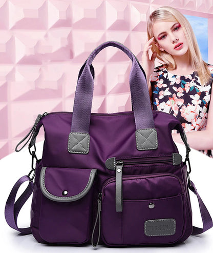 Multifunction Casual Handbags for Women Large Capacity Messenger Tote Nylon Crossbody Bags Shoulder Bag Totes Bolsa Feminina