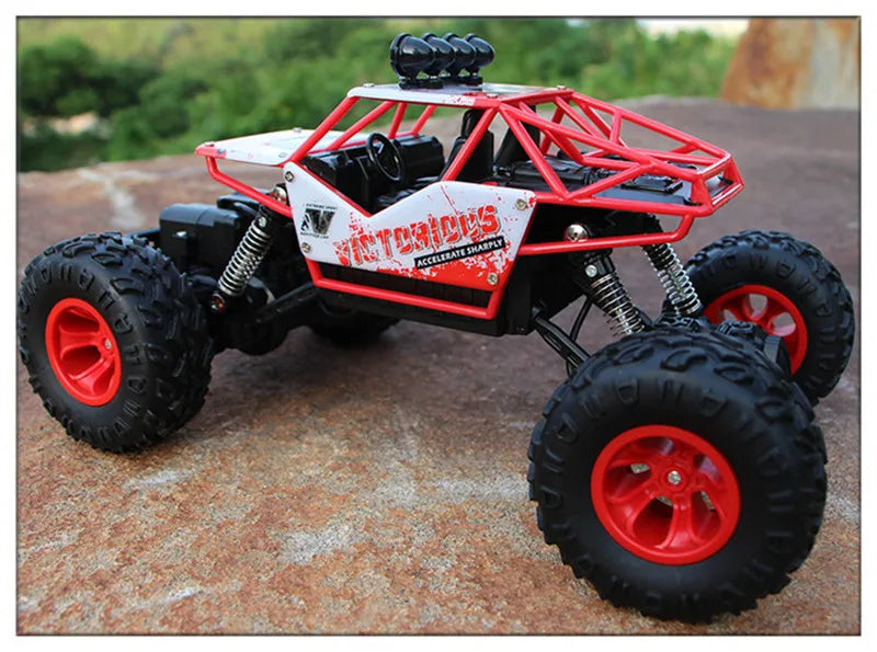 New 4WD RC Cars Off-Road Remote Control Buggy Truck Racing Drift with LED Lights RTR Vehicle for Children’s Toy Gifts