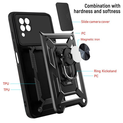 Black Camera Protection Phone Cover Shockproof Case For Xiaomi Redmi