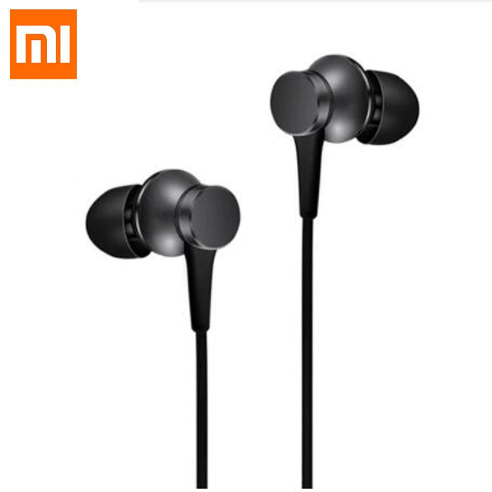 Original Xiaomi headset Mi Piston 3 In-Ear Fresh 3,5 mm Wire Control hörlurar Musik Stereo Mic för Huawei Xiaomi Smartphone