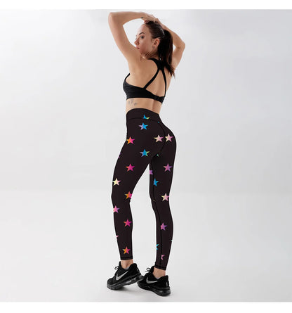 Women's Star Pattern Printed Leggings