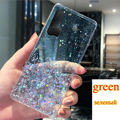 Glitter telefonfodral för samsung galaxy