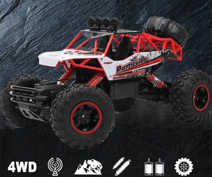 Nya 4WD RC-bilar terrängfjärrkontroll Buggy Truck Racing Drift med LED-ljus RTR-fordon för barnleksakspresenter