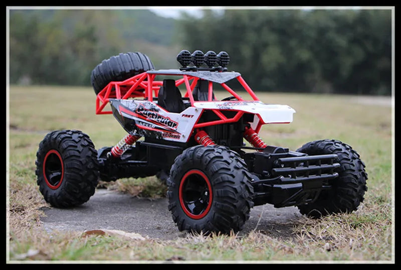 Nya 4WD RC-bilar terrängfjärrkontroll Buggy Truck Racing Drift med LED-ljus RTR-fordon för barnleksakspresenter