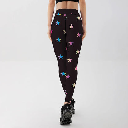 Women's Star Pattern Printed Leggings