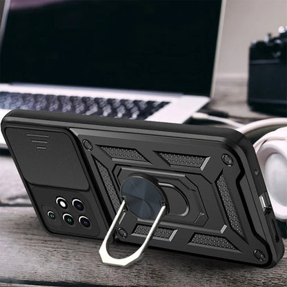 Black Camera Protection Phone Cover Shockproof Case For Xiaomi Redmi