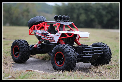 4WD RC Car with LED Lights – 2.4G Radio Remote Control Off-Road Buggy Trucks, Perfect for Boys' Toys and Kids' Gifts