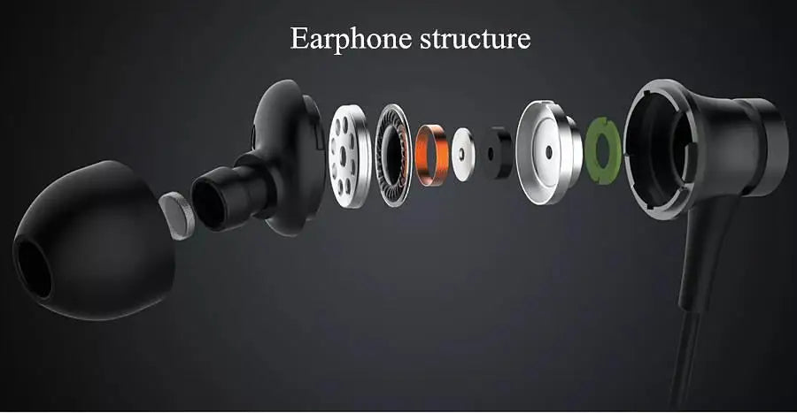 Original Xiaomi headset Mi Piston 3 In-Ear Fresh 3.5mm Wire Control Earphone Music Stereo Mic for Huawei Xiaomi Smartphone