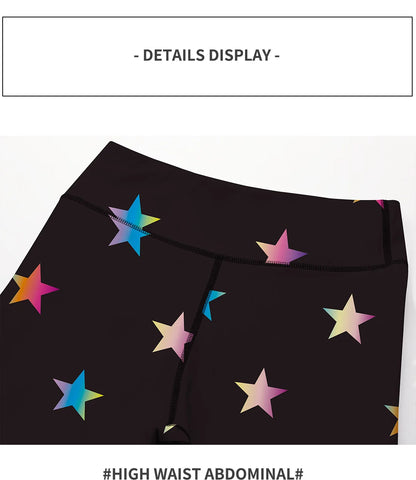 Women's Star Pattern Printed Leggings