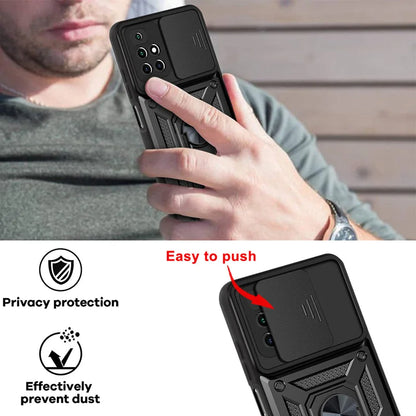 Red Camera Protection Phone Cover Shockproof Case For Xiaomi Redmi