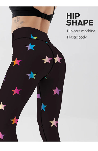 Women's Star Pattern Printed Leggings