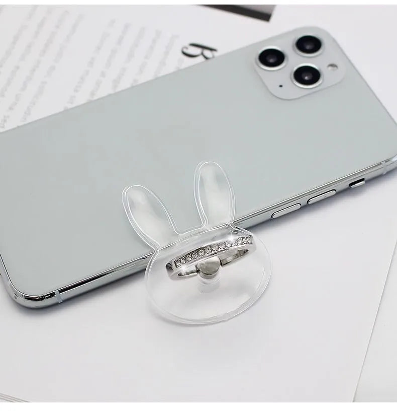 Finger Ring Mobile Phone Smartphone Stand Holder – For iPhone XS, Huawei, Samsung, and Other Cell Phones – Round Phone Ring Holder Car Mount Stand