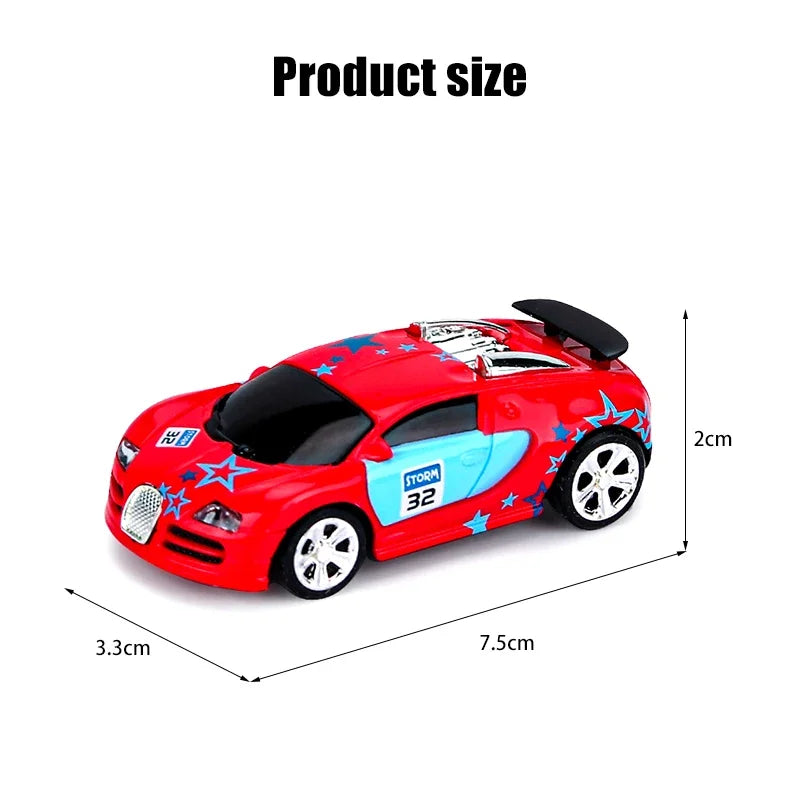 RC Car Mini Can Box Speed ​​Sport App Fjärrkontroll Fordon Micro High Speed ​​Racing Leksaker Present För Barn Pojkar Flickor Barnleksak