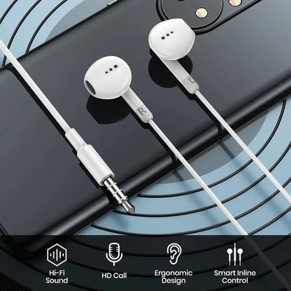 2024 Headphones For iPhone 16 Pro Max 15 14 13 12 11 Mini in-ear Earphones X XS XR 7 8 6 6S Plus Wired Headset Phone Accessories