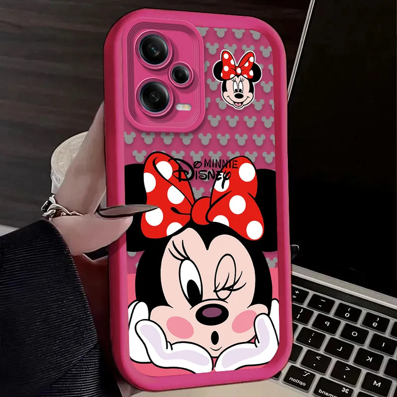 Rosa Mickey Minnie telefonfodral till Xiaomi Redmi