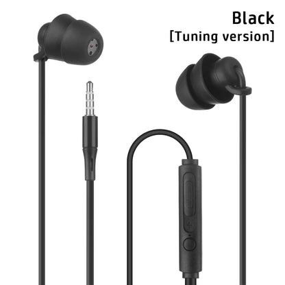 Sleep Earphone In-Ear Headset Noise Cancelling Sleeping Headphone HiFi 3.5mm Wired Headphones Mobile Phone MP3 Sleeping Earphone