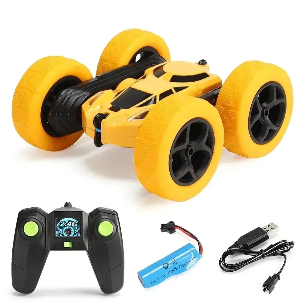 RC Stunt Car for Kids – Double-Sided Flip Remote Control Cars, 2.4G High Speed, 360° Rotation Drift Auto Toys, Perfect Gift for Boys and Girls