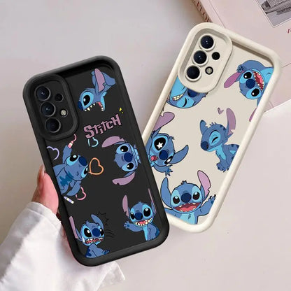 whit Stitch phone case matte for Samsung Galaxy