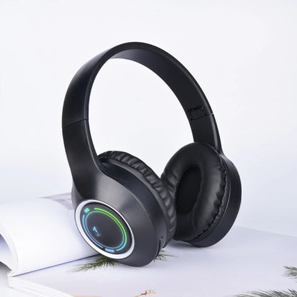 M3 Light-emitting Bluetooth Headset Folding LED Card Wireless Headset TYPE-C Charging Multi-scene Use Game Office