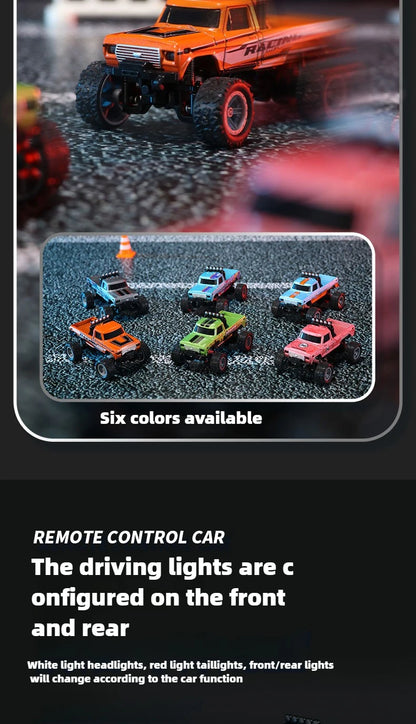 RC Cars 1:64 Metal Mini Drift Rc Car Remote Control Car High-Speed Off-road Climbing Racing Cars Children's Toys for Kids Custom