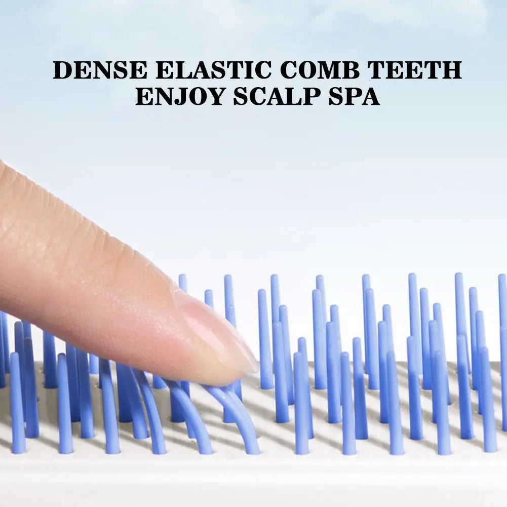 Self-Cleaning Anti-Static Massage Comb – Retractable Brush for Smooth Hair and Scalp Care.