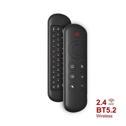 2.4G BT 5.2 fjärrkontroll trådlöst gyroskop Air Mouse 7 färg bakgrundsbelysning USB-mottagare Minitangentbord för Android Smart TV Box PC