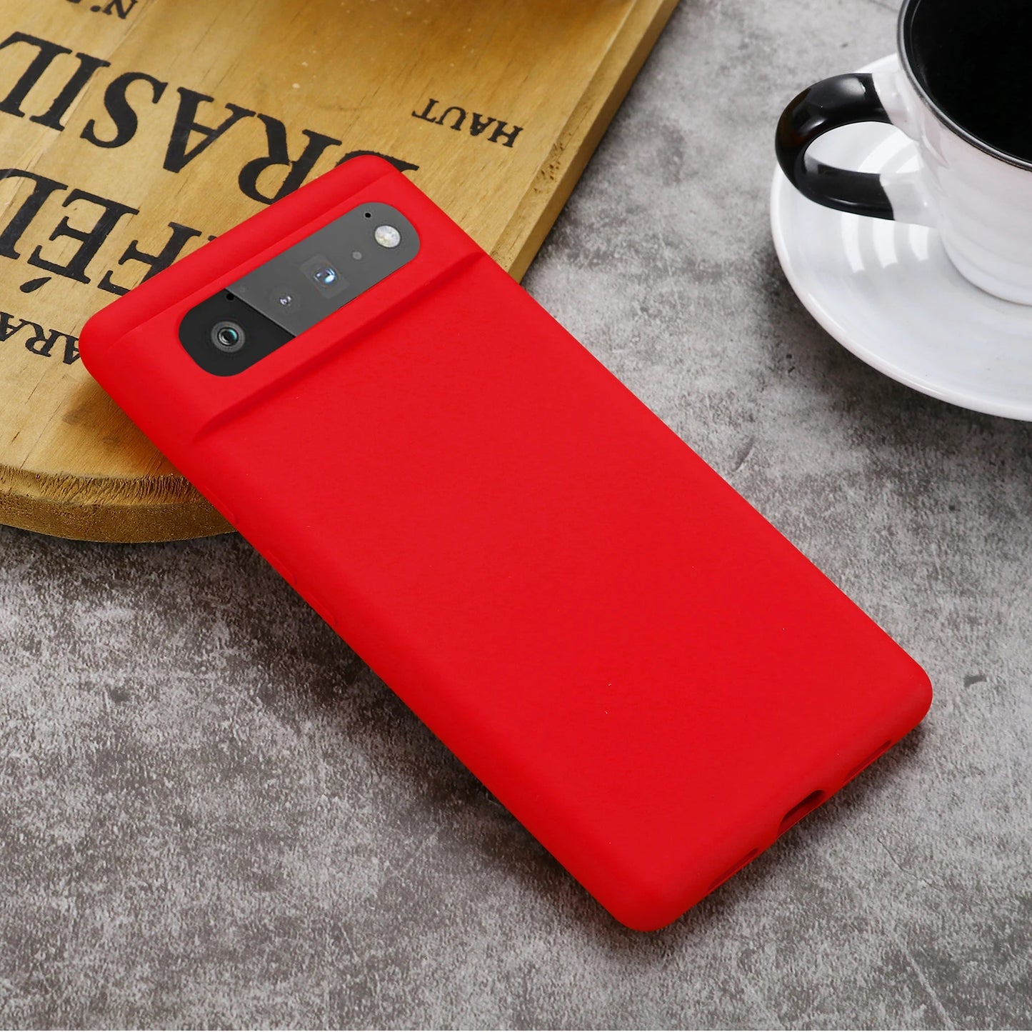 Liquid Silicone TPU Case for Google Pixel Models, Shockproof Phone Cover