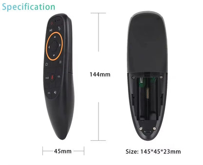 G10S Air Mouse Voice Remote Control 2.4G Wireless Gyroscope IR Learning for H96 MAX X88 PRO Android TV Box HK1