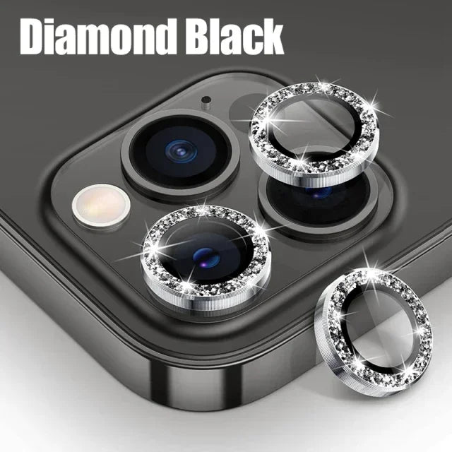 3Pcs Metal Lens Protector Glass For iPhone 14 Pro Max Back Camera Lens Protection Film For iPhone 13 Mini 14 15 Plus