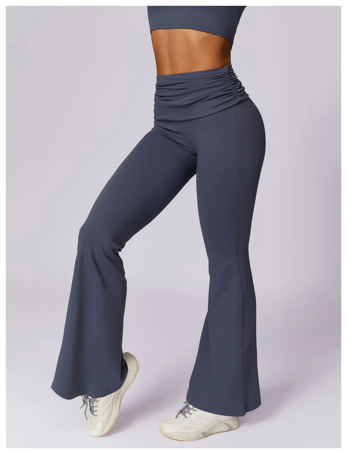 Women's High Waist Flared Yoga Pants for Fitness and Dance