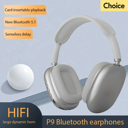 P9 Trådlöst Bluetooth-headset Utomhussportspel Trådlösa hörlurar med mikrofonbrusreducerande hörlurar Bluetooth-hörlurar