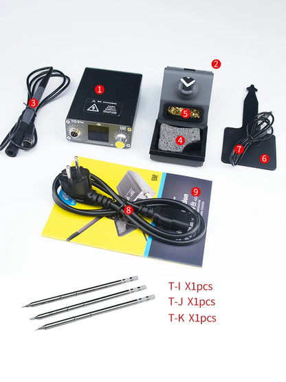 OSS T12-X PLUS Soldering Station Electronic Soldering Iron With T12 Tips For PCB Repair Phone Board Welding Repair Tools