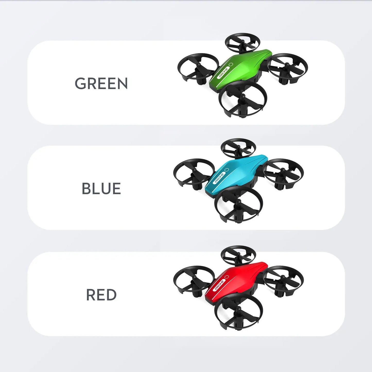 Blå 2BA 2.4G Mini RC Stunt Drone GT1 - Quadcopter i fickstorlek med huvudlöst läge, 360° rullar och professionella funktioner, perfekt för barnleksaker och presenter