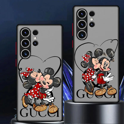 Disney Mickey Minnie Love Case For Samsung: Soft Cover