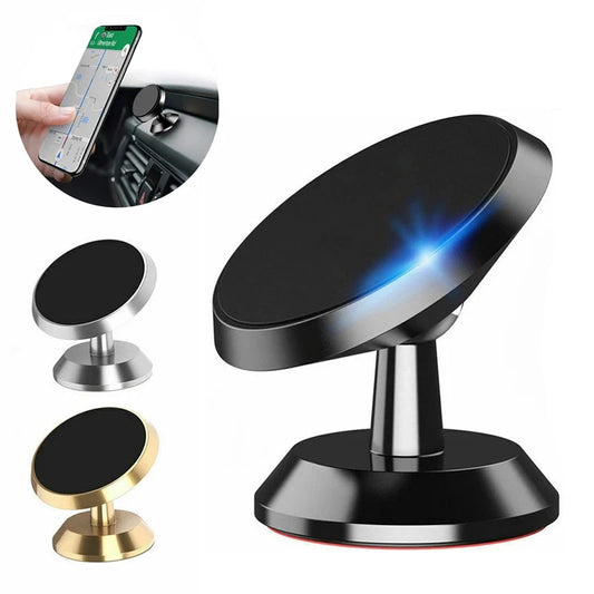 Car Phone Holder Magnetic Universal Magnet Phone Mount for iPhone 15 Samsung in Car Mobile Cell Phone Holder Stand GPS Support