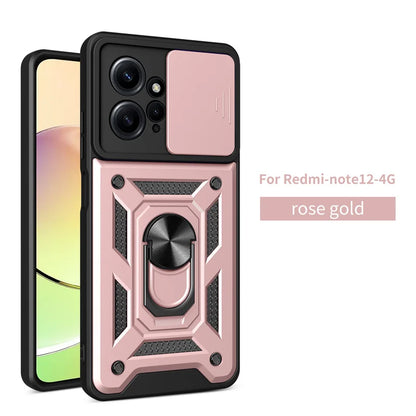 Magnetic Ring Stand Holder Back Cover for Xiaomi Redmi Note 12 4G Shockproof Armor Phone Case For POCO X6 Pro