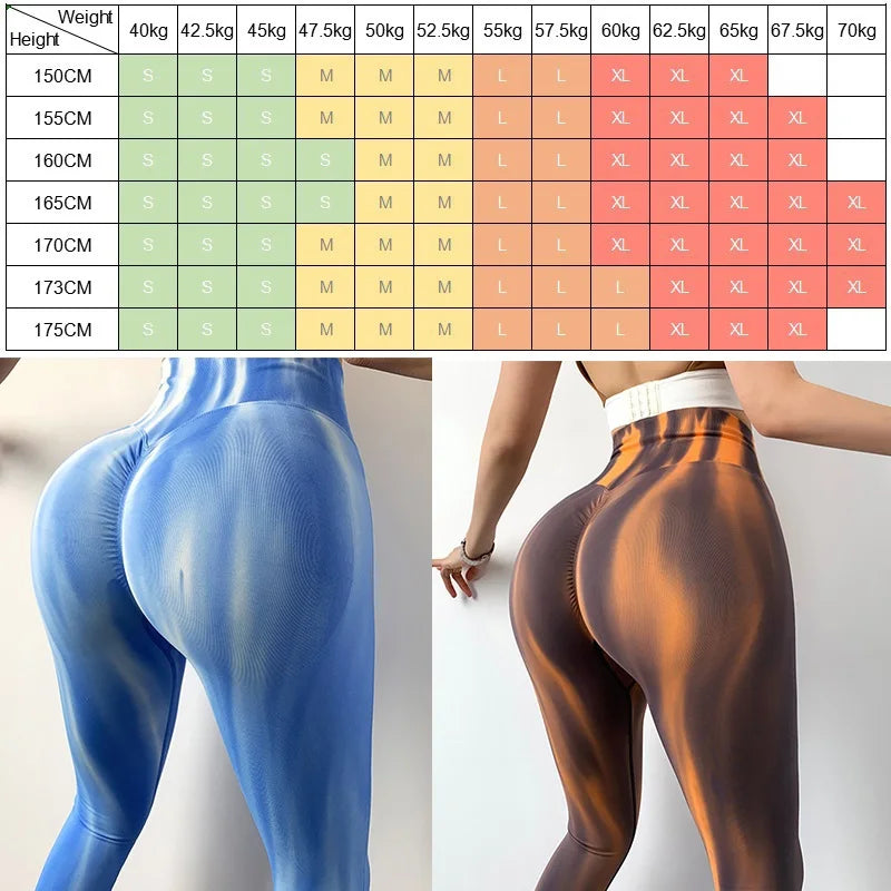 Sömlösa Yoga Leggings med hög midja för kvinnor