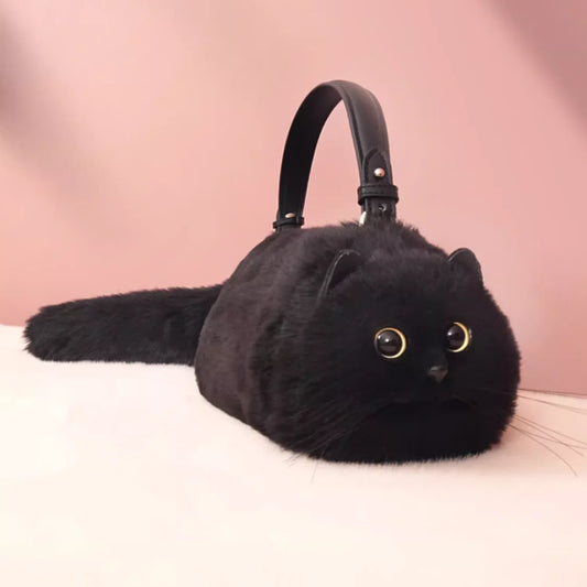 One Shoulder Bag: Versatile, Cute Cat Plush