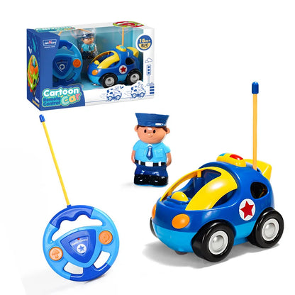 Remote Control Car: Toddler-Friendly, Police Car