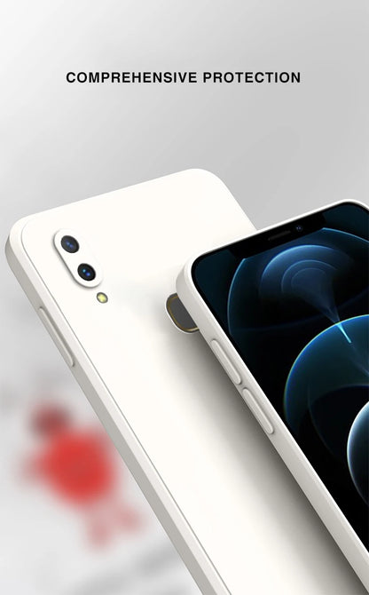 Luxury Liquid White Silicone Phone Case for Xiaomi Redmi Note 5 6 7 8 8T 9 9s 10S 10 Pro Fundas Redmi 8 8A 9 9A 9C 10A 10C Cover Case