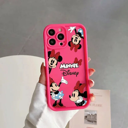 Disney Musse Pigg Minnie Mouse Söt Silikontelefonfodral