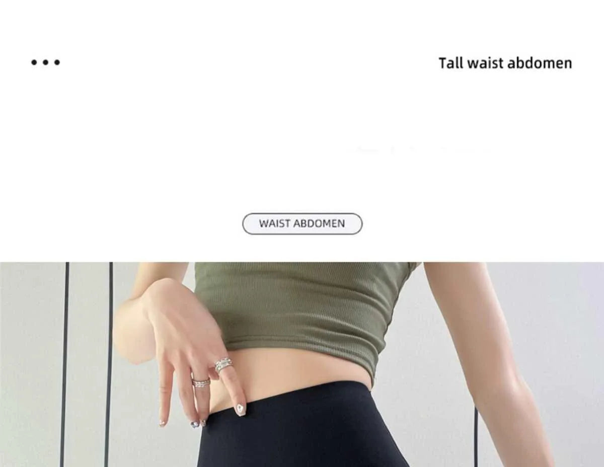 Dam Leggings med hög midja i meshficka för yoga