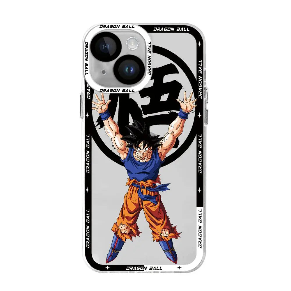 Anime Dragon Ball telefonfodral för Apple iPhone-modeller – Silikonskal för iPhone