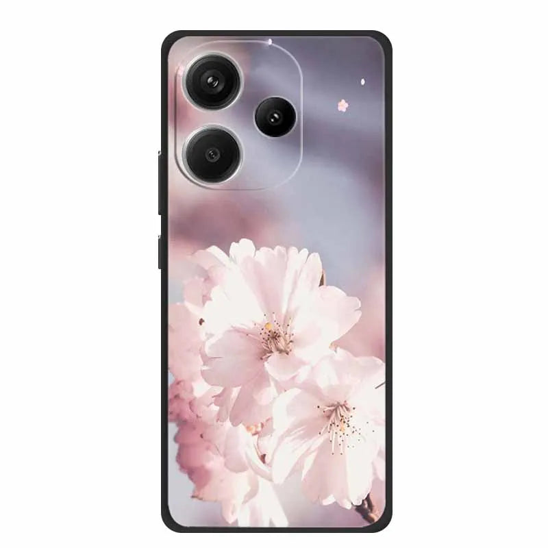 Animals Soft Silikon TPU bakstycke med Wolf Protective Bumper för Xiaomi POCO F6 5G – För POCO F6