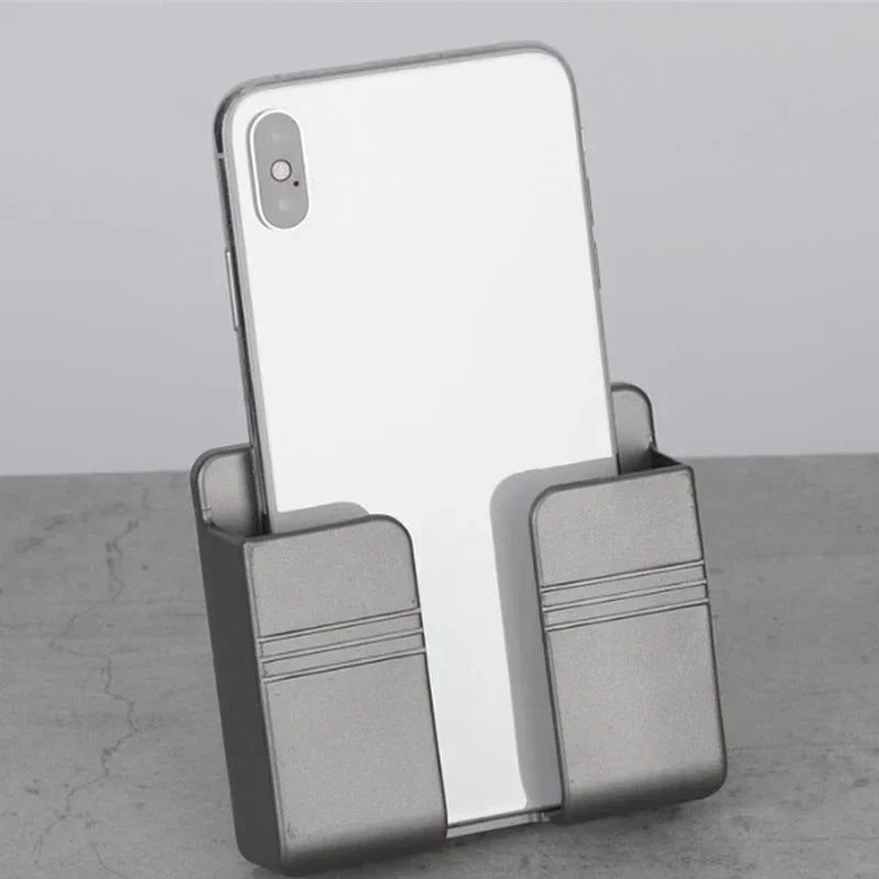 Wall mounted mobile phone holder adhesive mobile phone holder for bedrooms, living rooms, bathrooms, kitchens, and offices