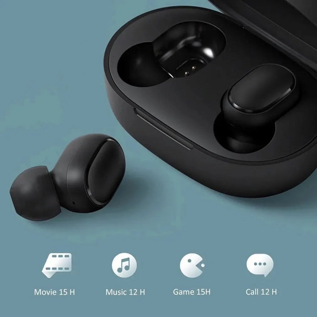 TWS A6S trådlöst Bluetooth-headset Hörlurar Brusreducerande hörlurar Bluetooth-hörlurar med mikrofon för Huawei Xiaomi Redmi